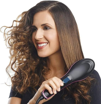 Szentpeter Simply 2 in 1 Hair Curler and Straightener Brush
