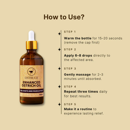 ENHANCED OSTRICH OIL BEST OILS FOR PAIN RELIEF (30 ML)