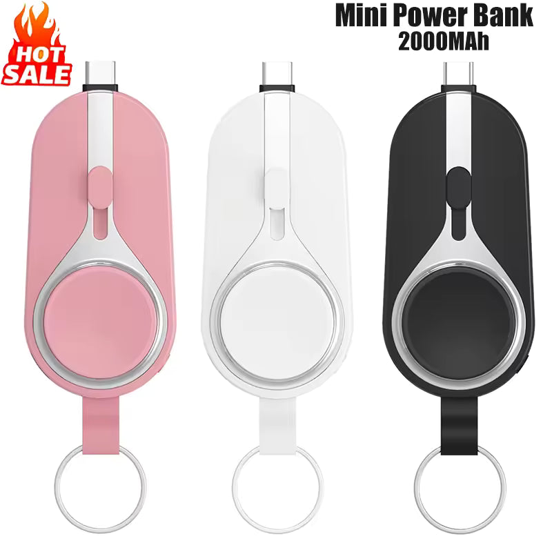2-in-1 Emergency Keychain Power Bank